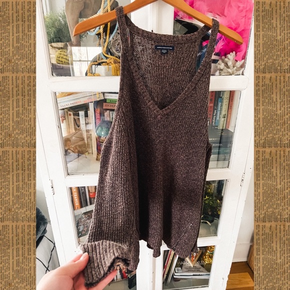 American Eagle Outfitters Sweaters - american eagle open-shoulder sweater
